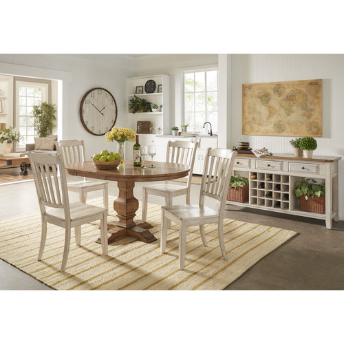 Three Posts™ Fortville Solid Wood Windsor Back Side Chair & Reviews